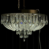 Lustre nordique en cristal LED pour salle à manger, luminaire de luxe moderne, lustre en cristal pour plafond