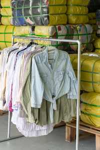 WS03 <span class=keywords><strong>Blusas</strong></span> Casuales <span class=keywords><strong>de</strong></span> Verano para Mujer, Usadas, al por Mayor, Camisas <span class=keywords><strong>de</strong></span> Manga Corta y Larga, Poliéster/Algodón, Colores Mezclados a la <span class=keywords><strong>Moda</strong></span>, Segunda Mano - Product Image 2