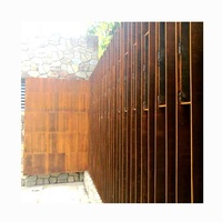 Mur-rideau en acier corten pour façade de centre commercial, écran décoratif de bâtiment, cloison, panneau de revêtement de façade en métal perforé