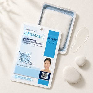 Masque en tissu hydratant et raffermissant pour le visage à l'acide hyaluronique et au collagène 23g - Product Image 3