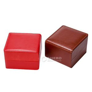 Shero Pu cuero hombres sola muñeca regalo embalaje personalizado lujo reloj caja con almohada - Product Image 3