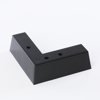 Pieds de canapé en plastique mat multicolores de haute qualité - Forme en L moderne, robustes, pour usage intérieur et extérieur, certifiés CE, cuisine, chambre