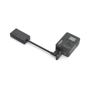 Adaptador de microfone para Camera Ação GoPro 7 6 5