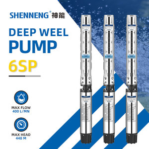 Pompa Sommergibile Elettrica SHENNENG ad Alta Pressione in Acciaio Inox da 10 Hp per Pozzi Profondi - Product Image 1