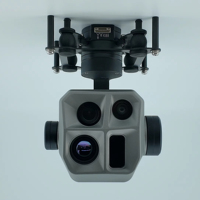 Caméra stabilisée sur trois axes TZ096FA pour drone, caméra EO 48MP intégrée, télémètre laser, suivi automatique par IA, support de caméra pour drones industriels