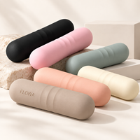 Haltères en fonte recouverts de silicone en gros, disponibles en 1 kg, 1,5 kg, 2 kg, 2,5 kg, avec logo personnalisé, pour les marques de Pilates, Yoga et Fitness