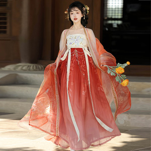 ชุด Hanfu สไตล์จีนยอดนิยมสำหรับนางฟ้าชุดจีนดั้งเดิมสำหรับฤดูร้อนและฤดูใบไม้ร่วง - Product Image 3