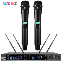 Récepteur ULXD d'origine avancé 200 canaux KSM8 portable sans fil DJ karaoké chanter système de microphone BodyPack Instrument de musique