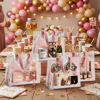 Bolsas de Compras de PVC Transparente con Logotipo Personalizado, Holográficas, Impermeables, con Diseño de Bolsa de Mano para Mujer