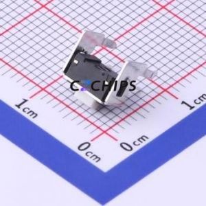 TS-1001V-AR05016 Tactile Switch Through hole Switch Single Pole Single Throw Rectangle Button 1.6N Right Angle Insert - Product Image 2