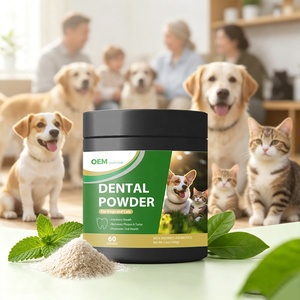 Complément Nutritionnel Naturel pour Animaux de Compagnie OEM ODM Marque Privée – Poudre Dentaire pour Animaux Favorisant l'Hygiène Bucco-Dentaire et l'Éclat de l'Haleine - Product Image 1