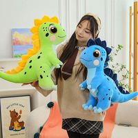 Nouveau jouet en peluche de dinosaure-Oreiller de dinosaure tacheté mignon, figurine de jeu créative pour enfants, poupée mignonne de bébé dragon
