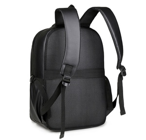 <span class=keywords><strong>Zaino</strong></span> da <span class=keywords><strong>Uomo</strong></span> per Sport all'Aperto con Logo Personalizzato, Borsa per Computer in <span class=keywords><strong>Pelle</strong></span> PU Nera, Impermeabile, per Viaggi d'Affari e Laptop - Product Image 6