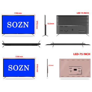 All'ingrosso televisori Smart per la casa <span class=keywords><strong>Audio</strong></span> accessori <span class=keywords><strong>Video</strong></span> 75 Pouce Android televisione 85 pollici 4k Smart Tv 100 pollici televisione a Led - Product Image 2