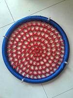 Balançoire en filet coloré pour enfants, balançoire nid d'oiseau en métal, unisexe, capacité 100-500 kg, équipement de terrain de jeu pour cour
