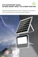 Lumière de sécurité solaire blanche Hishine, lumière de sécurité solaire Utilitech, projecteur solaire annulaire, détecteur de mouvement, projecteur solaire