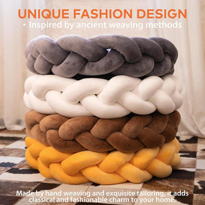 ที่นอนสัตว์เลี้ยงแบบถักมือสไตล์ใหม่ นุ่มสบาย ถอดซักเครื่องได้ สำหรับสุนัขและแมว ขายส่ง - Product Image 4