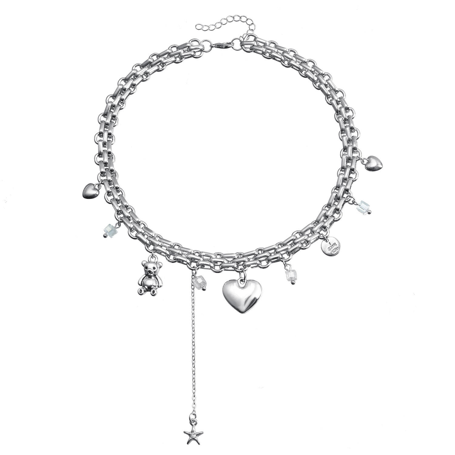 สร้อยคอ ZW3534เหล็กสี