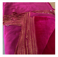 Polyester coton soie velours velours ignifuge canapé rideau drapé tapisserie d'ameublement décoration tissu 200-500GSM largeur 1.5m-3m