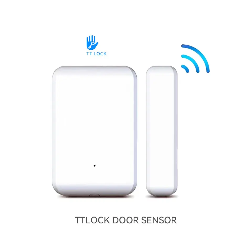 TOPTEQ-Alarma con sensor de puerta inalámbrico, interruptor de contacto de puerta con ventana magnética inalámbrica para el hogar y oficina