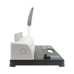 Rilegatrice Manuale Professionale a Pettine 21 Fori Capacità di Perforazione 450 Fogli per Formato <span class=keywords><strong>A4</strong></span> e Lettera per Rapporti d'Ufficio - Product Image 3