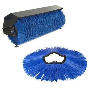 Industry PP Snow Road Sweeping Brush Roller Sweeper Brush For Snow Plow Machine