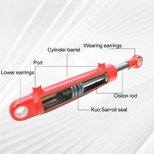 กระบอกไฮดรอลิกอุตสาหกรรมขนาดใหญ่กระบอกไฮดรอลิกแบบลูกสูบสำหรับงานหนักงานตามสั่ง - Product Image 2