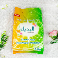 2.5kg 20% Bahan Aktif Busa Melimpah Wangi Harum Bubuk Deterjen Pencuci Pakaian Pembersih Dari Produsen Deterjen