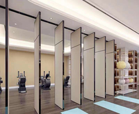 Salle de réunion personnalisée cloison pliante coulissante insonorisée cloison de séparation mobile acoustique de bureau
