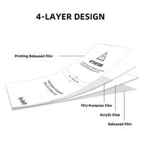 Lámina Protectora de Pantalla de Hidrogel TPU de 20x180mm para Máquina de Corte de Teléfonos Móviles, Película Transparente HD de 0.14mm para Uso Universal