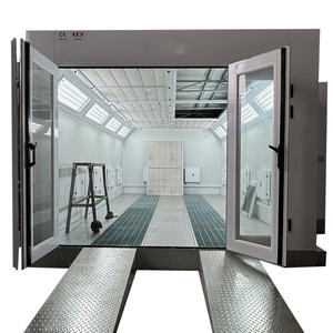 Directo de fábrica, la mejor venta, cabina de pulverización de calefacción eléctrica totalmente Drwon, cabina de pintura de reparación de automóviles para muebles de automóviles y camiones - Product Image 2