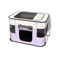 Opvouwbare kattengeboortetent Draagbare puppy-kitten gespecialiseerde kraamhok Opvouwbare binnenhuisdierenkooi voor alle seizoenen Zwangerschapshuis