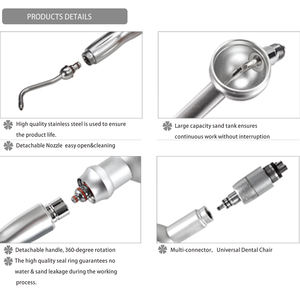 Attrezzatura medica dentale dispositivo di flusso d'aria aria lucidatrice aria aria aria profia unità sabbiatura pistola midwest 4 fori - Product Image 2