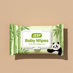 Échantillons Gratuits Lingettes Humides Extra Douces Antibactériennes Écologiques pour Bébé avec Logo Personnalisé - Product Image 2