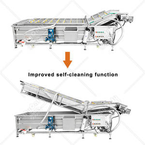 MY Laveuse-sécheuse de fruits et légumes à feuilles, machine de nettoyage et de séchage pour légumes à feuilles et laitues - Product Image 6