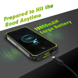Phonemax 2024 Hot Product Ip68 <strong>Rugged</strong> <strong>Smartphone</strong> NFC Fingerprint 10000mAh 6GB+128GB Android 12 24MP+48MP 6.23 Inch <strong>Rugged</strong> Phone - Product Image 2