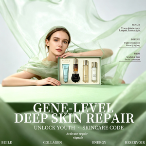 Ensemble de soins anti-âge à la rose Pro-Xylane O'ROLA Private Label, kit de soin du <span class=keywords><strong>visage</strong></span> raffermissant et anti-rides, 5 pièces, logo personnalisé OEM - Product Image 2