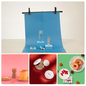 Morandi PVC vinyle Portable <span class=keywords><strong>Photo</strong></span> toile de <span class=keywords><strong>fond</strong></span> léger étanche Studio <span class=keywords><strong>fond</strong></span> réutilisable pour la photographie de produits - Product Image 6