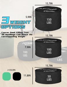 <b>Free</b> sample Classic Sandbag Heavy Duty Workout Sandbag for Fitness with 8 Gripping Handles for Sand Bag <b>Weight</b> Training - Product Image 2