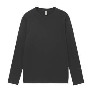 เสื้อยืดแขนยาวผ้าคอตตอน100% ทรงหลวม<span class=keywords><strong>5XL</strong></span> เสื้อเปล่าสำหรับผู้ชายสินค้าออกใหม่ MTL2025ออกแบบได้ตามต้องการ - Product Image 6