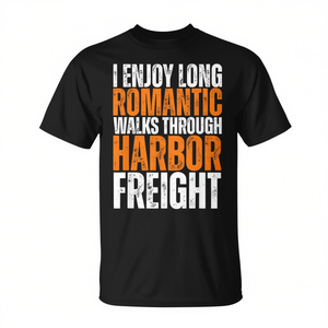 Me encantan los largos paseos románticos por el puerto - Camiseta de Harbor Freight - Product Image 2