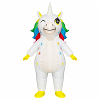 Costume gonflable personnalisé de licorne pour adulte, mascotte gonflable pour fête d'Halloween, cosplay, combinaison intégrale, fournisseur en gros