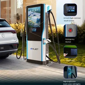 इलेक्ट्रिक कार सौर चार्जर निर्माता Ccs1 वाणिज्यिक dc 60kw 240kw स्तर 3 ccs2 250a dc फास्ट 120kw स्मार्ट v चार्जर चार्जर