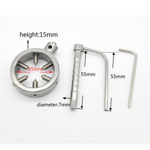 Metalen Penisring Met Puntige Katheter Kuisheidapparaat Voor Mannen Hanenkooi Seksspeeltjes - Product Image 2