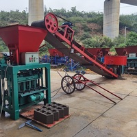 Machine à poser des briques semi-automatique, machine à mouler des briques colorées, des briques de pavage, des blocs de béton solides