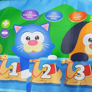 M01 <span class=keywords><strong>Tapis</strong></span> de danse compact et portable avec matériau imperméable Volume réglable et jeux éducatifs pour les activités et l'apprentissage des enfants - Product Image 3