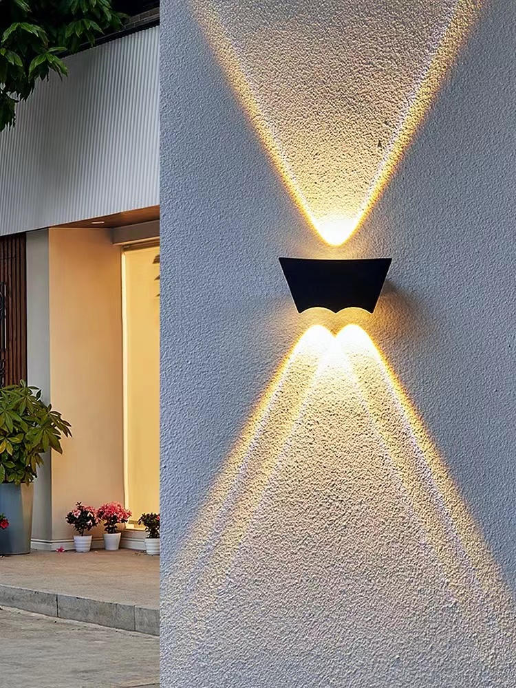 Modern LED Wall Lamp Outdoor Waterproof Light Fixture for Garden 3W