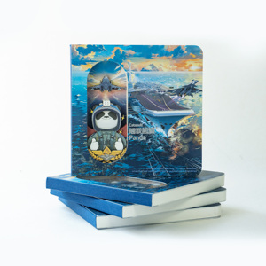Cuaderno escultórico Panda 3D basado en <span class=keywords><strong>portaaviones</strong></span>-Cuaderno creativo cultural de <span class=keywords><strong>portaaviones</strong></span> <span class=keywords><strong>Shandong</strong></span> - Product Image 1