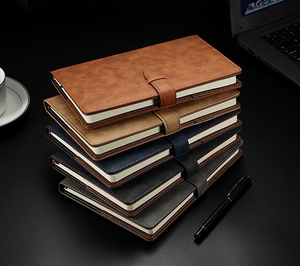 Agenda de Negocios A5 de Cuero de Alta Calidad 2026, Cuaderno con Diseño de Logotipo Personalizado, Impresión de Cuaderno con Ranura <span class=keywords><strong>Invisible</strong></span> para Bolígrafo - Product Image 2