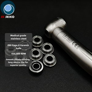 Rodamiento Dental de Acero Inoxidable SFFR144TLZWN de Bajo Ruido, P4, 420K RPM, 8-13mm de Espaciado, Solución para Vibraciones y Ruido Fuerte en Equipos Dentales Antiguos - Product Image 5